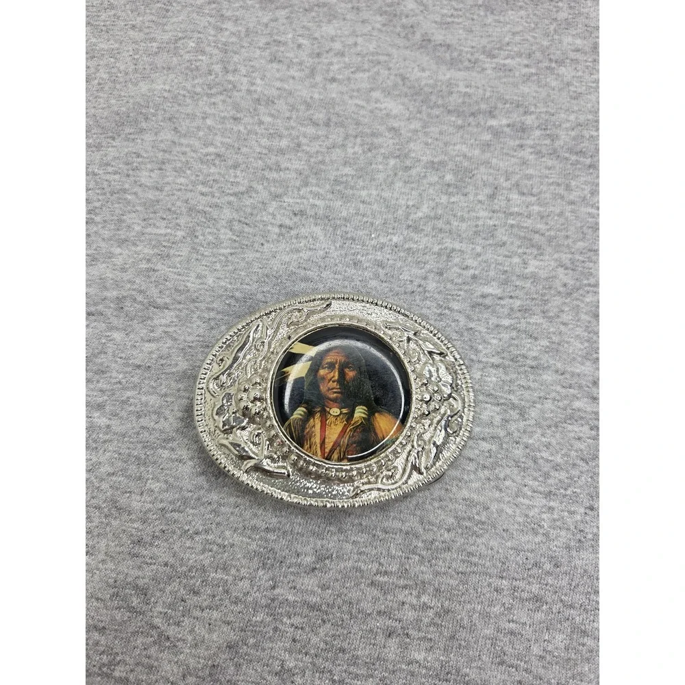 Vintage Native American Southwestern Heritage Belt Buckle